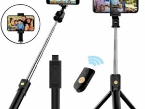 Selfie Stick Tripod with Remote – Adjustable Phone Holder & Desktop Stand for Smartphones (USA)