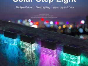 rgb solar led light outdoor
